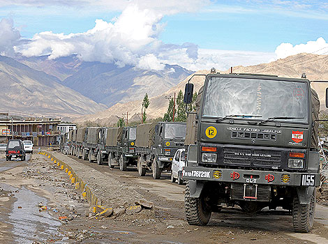 Indian Army Convoy